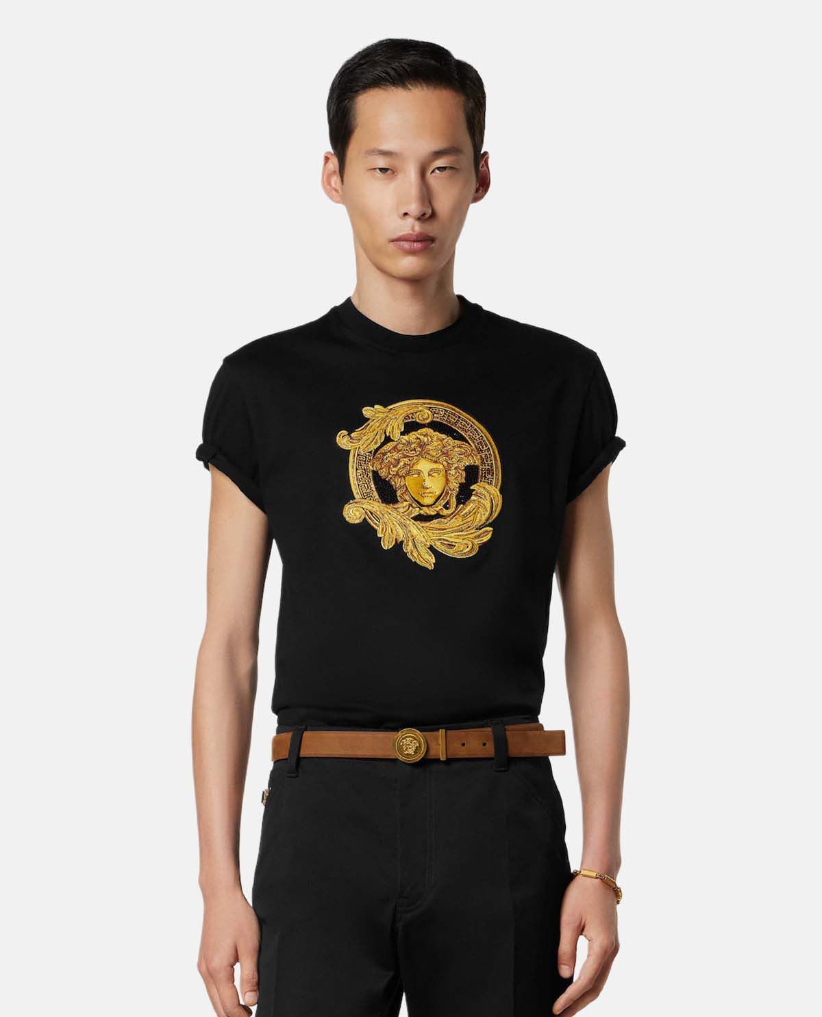 Áo thun slim-fit Acanthus Buckle