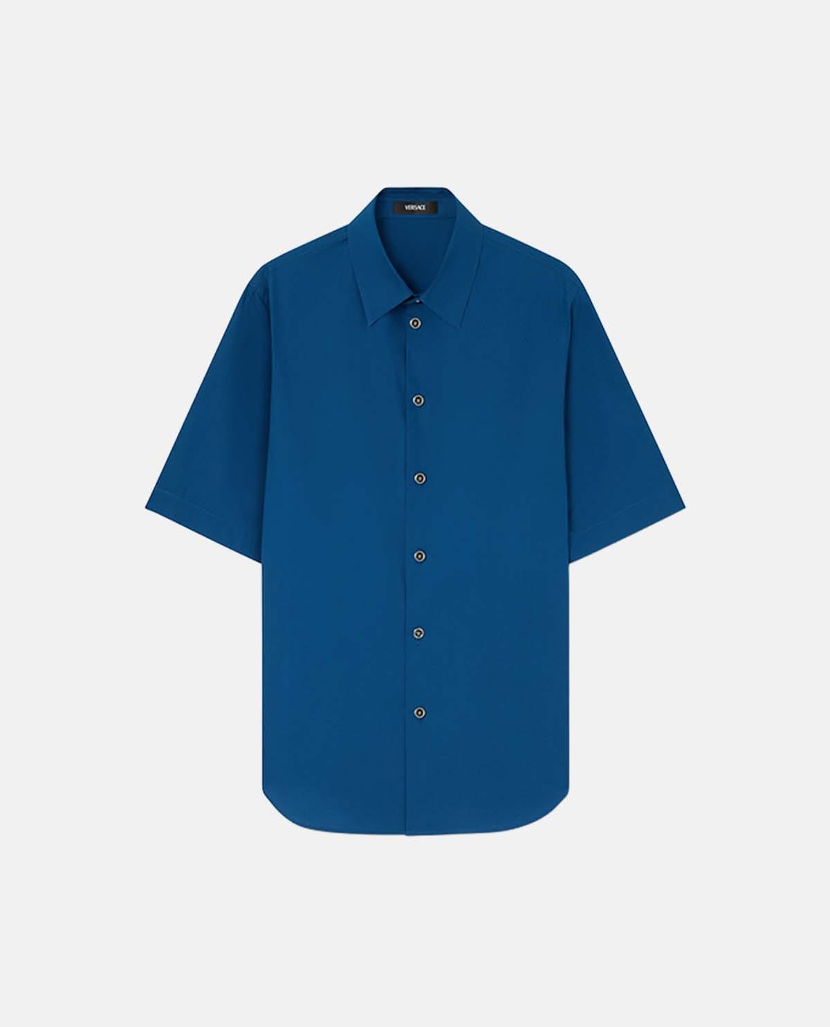 Áo sơ mi cotton poplin tay ngắn