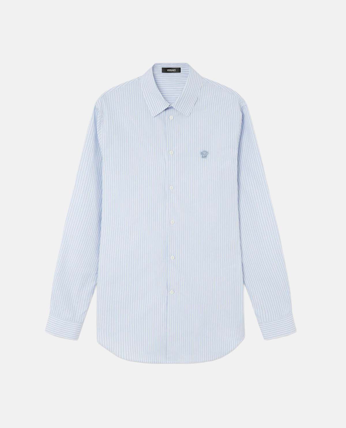 Áo sơ mi slim-fit họa tiết kẻ sọc