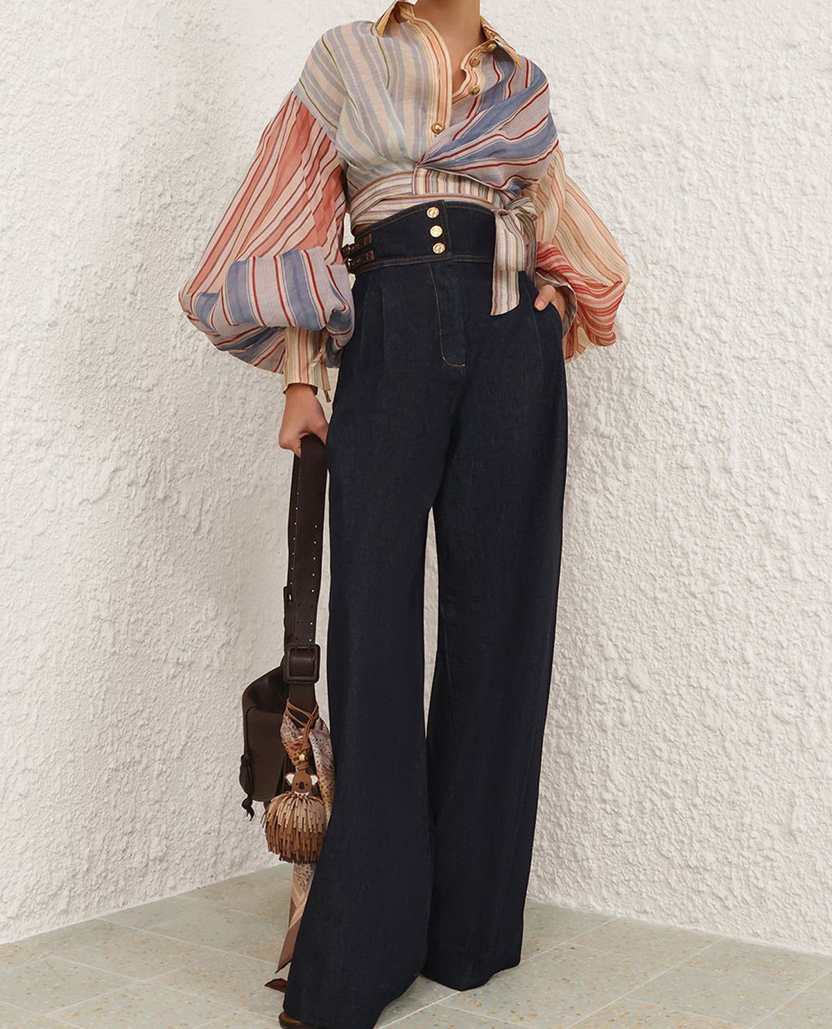 Quần denim ống rộng Rebellion