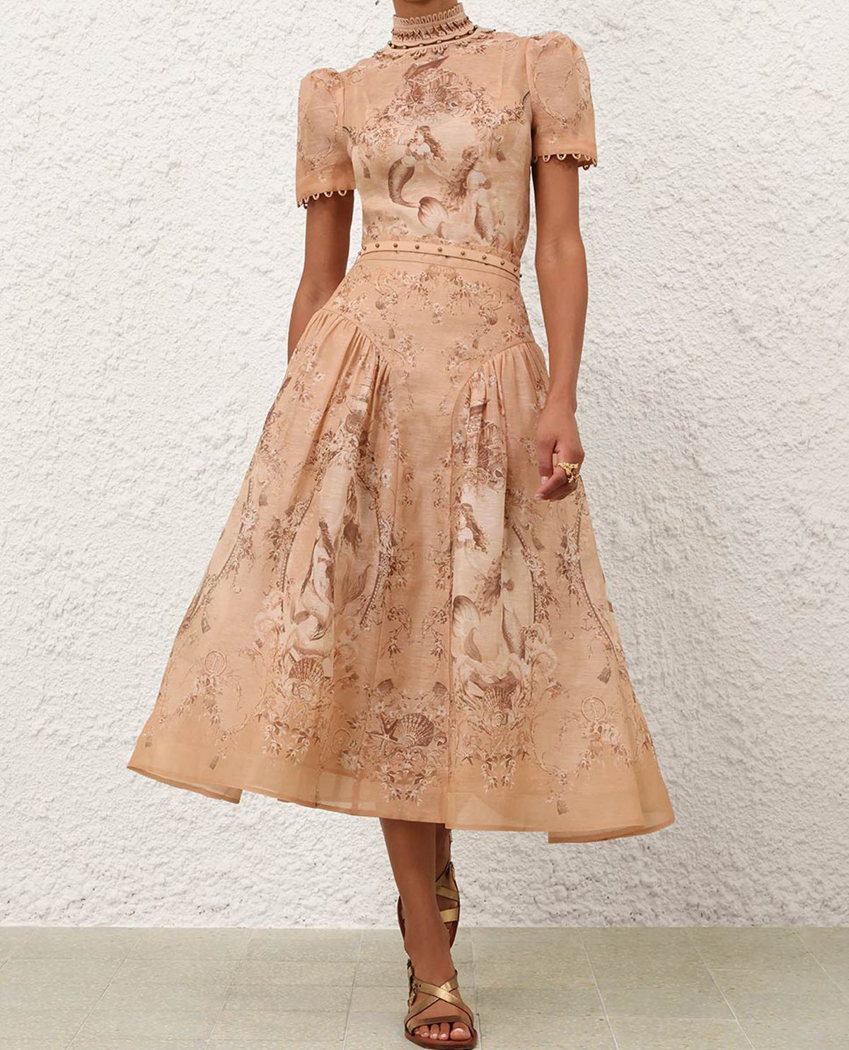 Chân váy midi xếp ly Rebellion