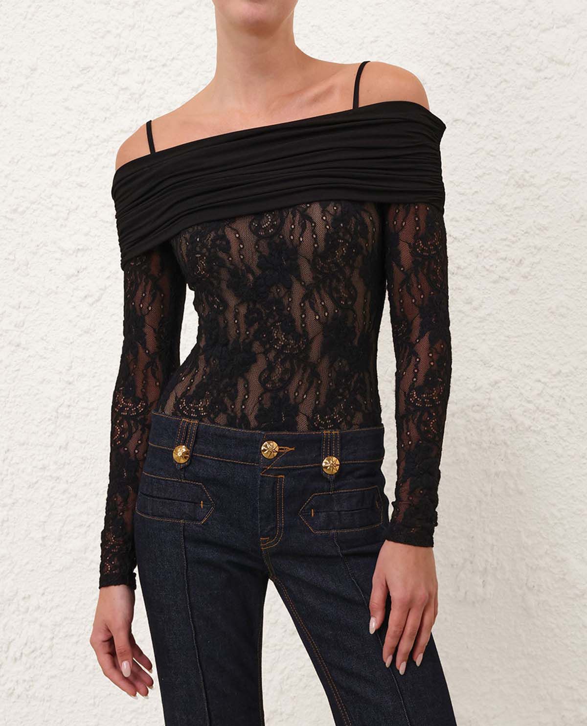 Bodysuit trễ vai Rebellion