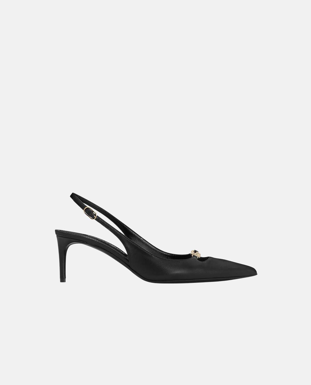 Giày slingback da Lollo