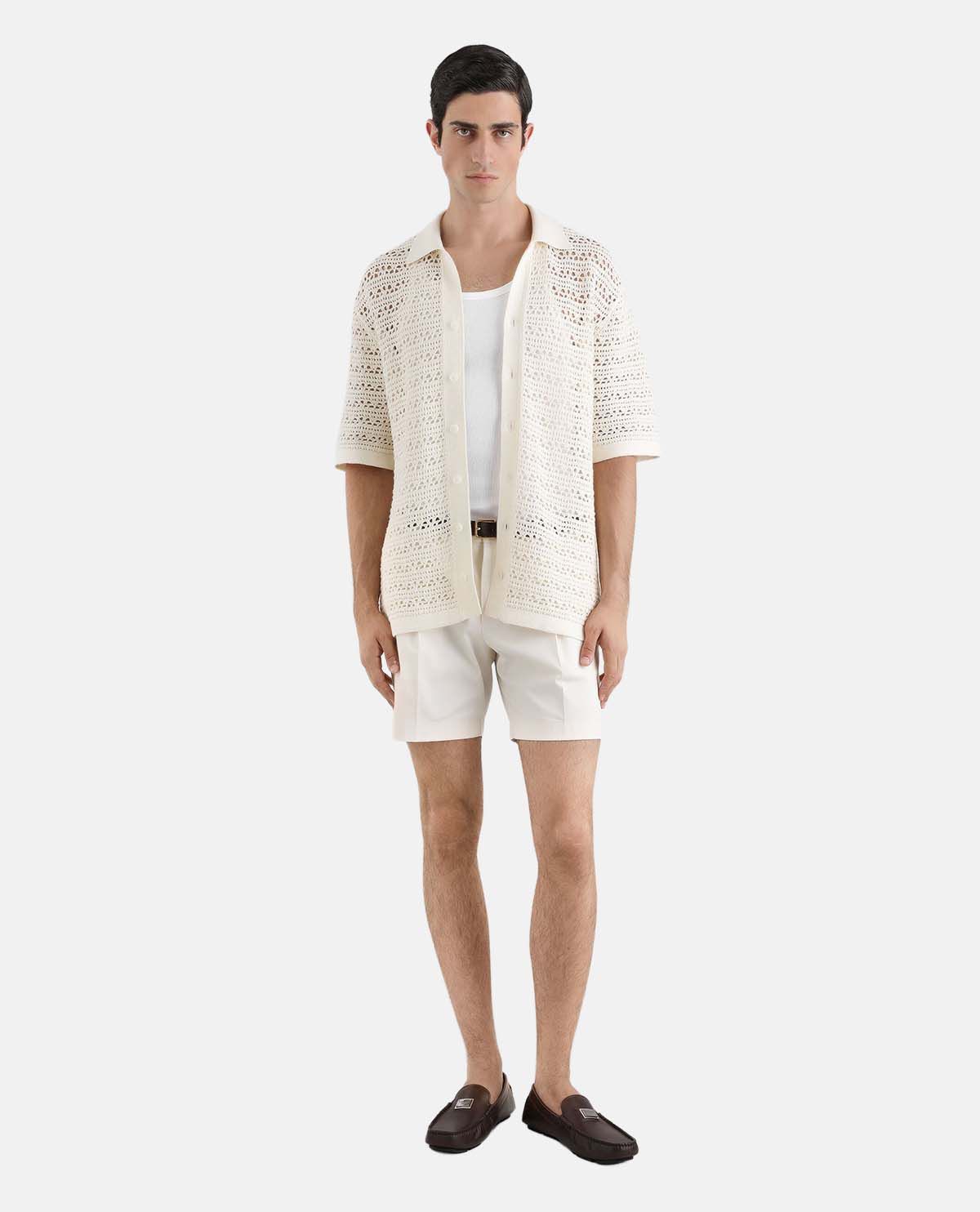 Áo crochet tay ngắn