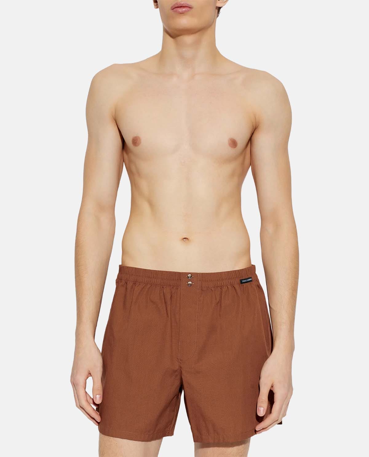 Quần boxer cotton poplin