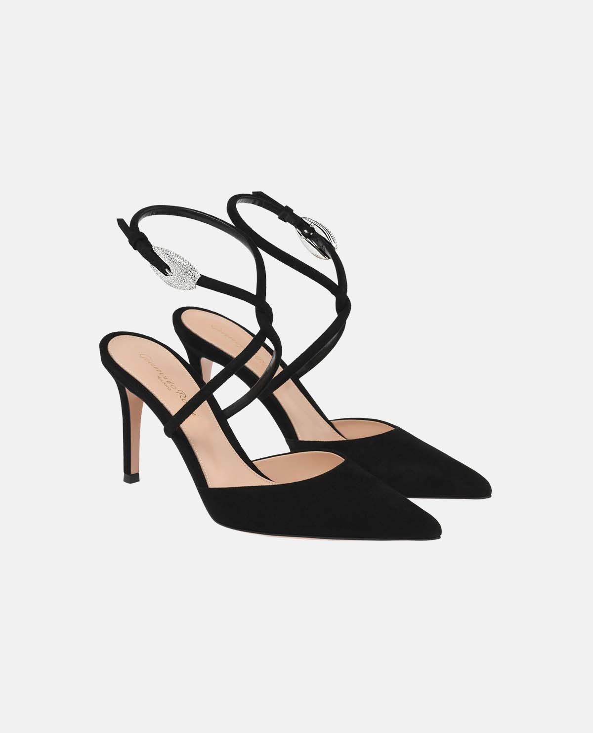 Giày slingback Mamba Crystal 85