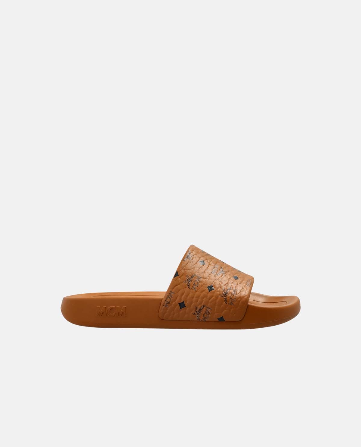 Dép quai ngang họa tiết monogram
