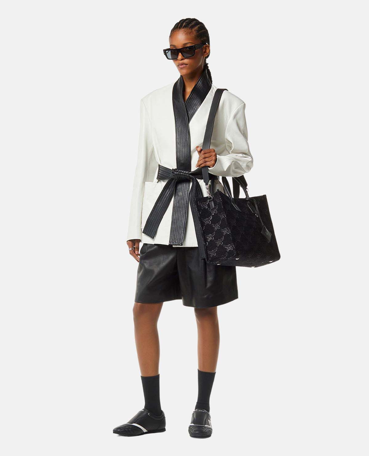 Túi tote München cỡ lớn họa tiết Lauretos Jacquard
