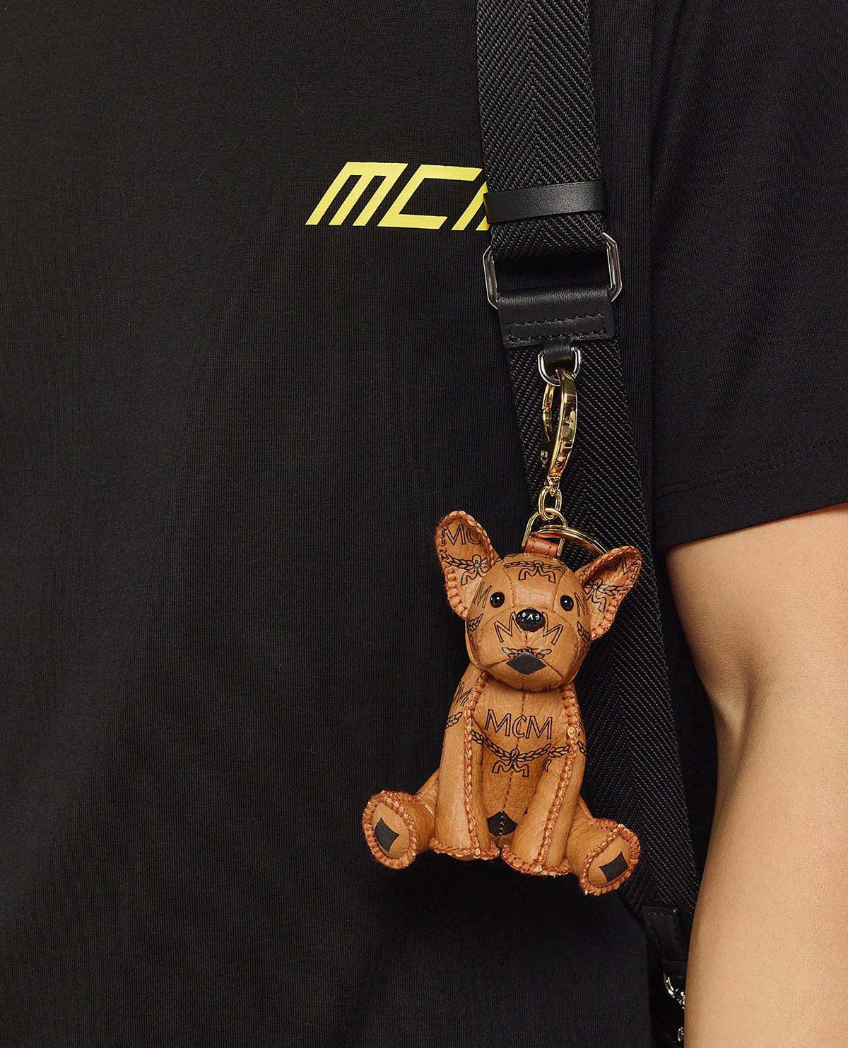 Móc khóa bulldog Aren họa tiết Visetos