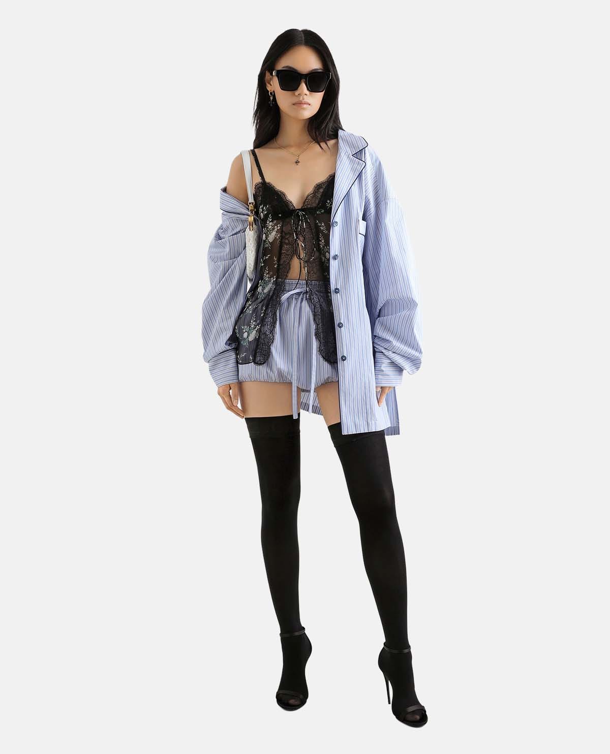 Áo dây chiffon họa tiết hoa