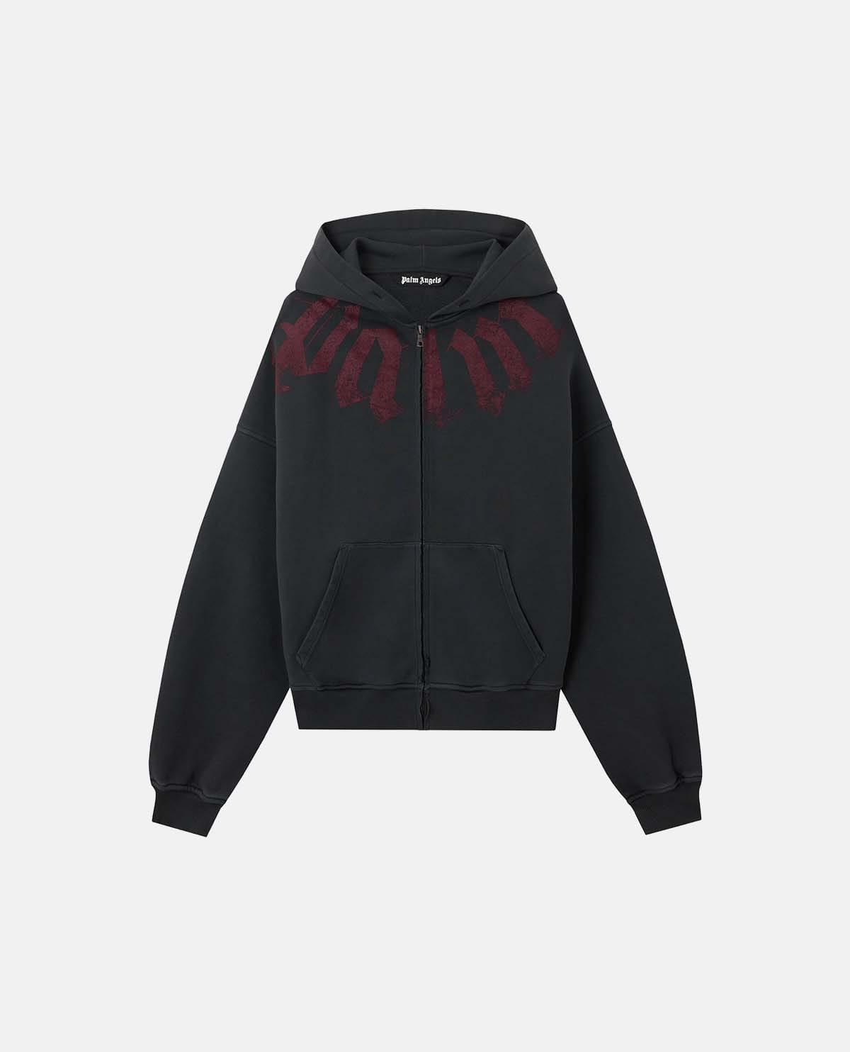 Áo hoodie khóa kéo phối logo