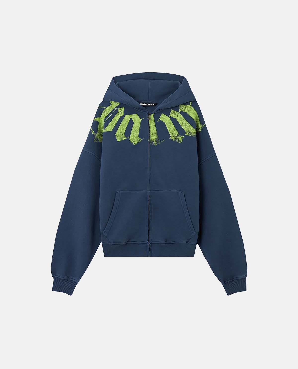 Áo hoodie khóa kéo phối logo