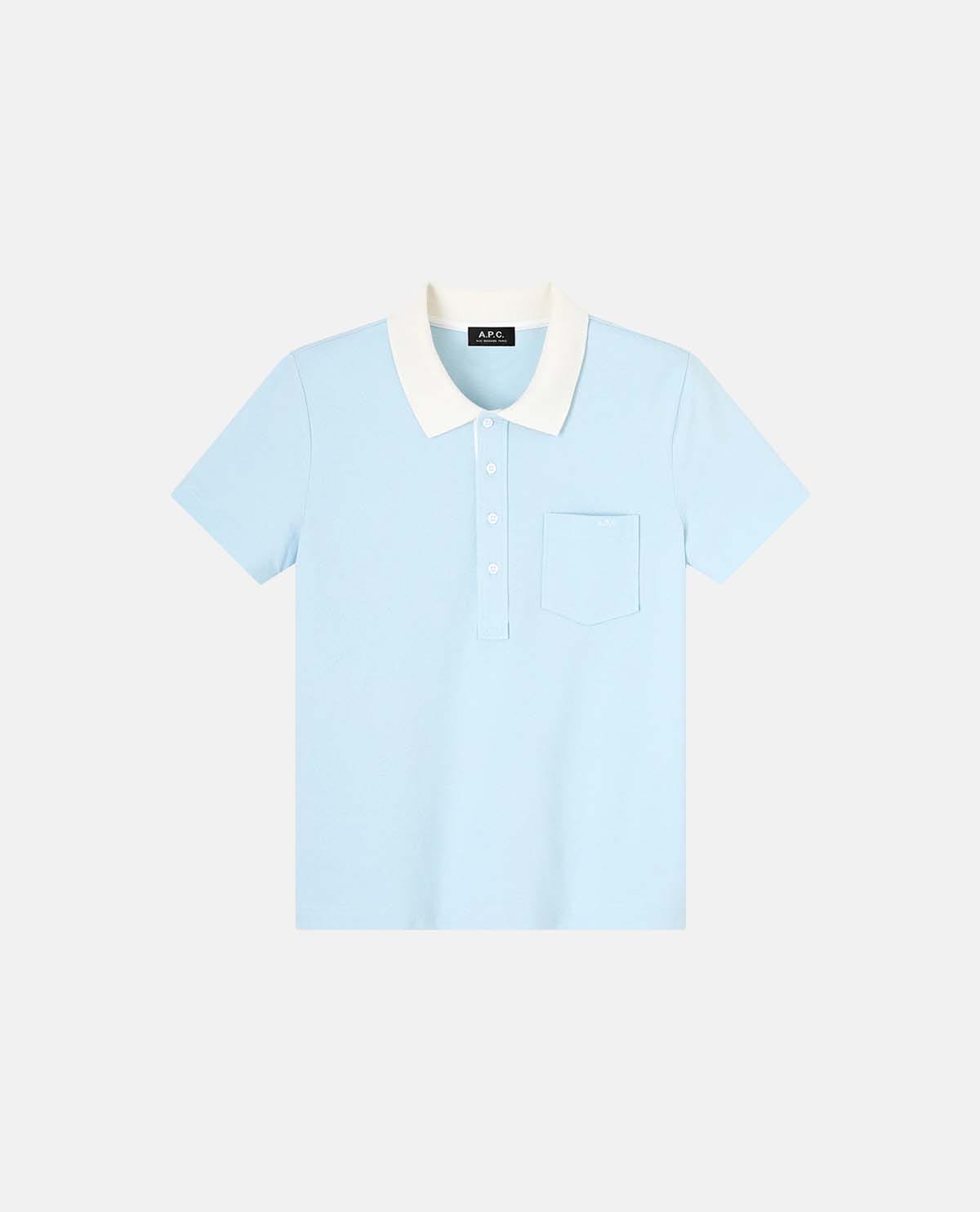 Áo polo phối túi thêu logo