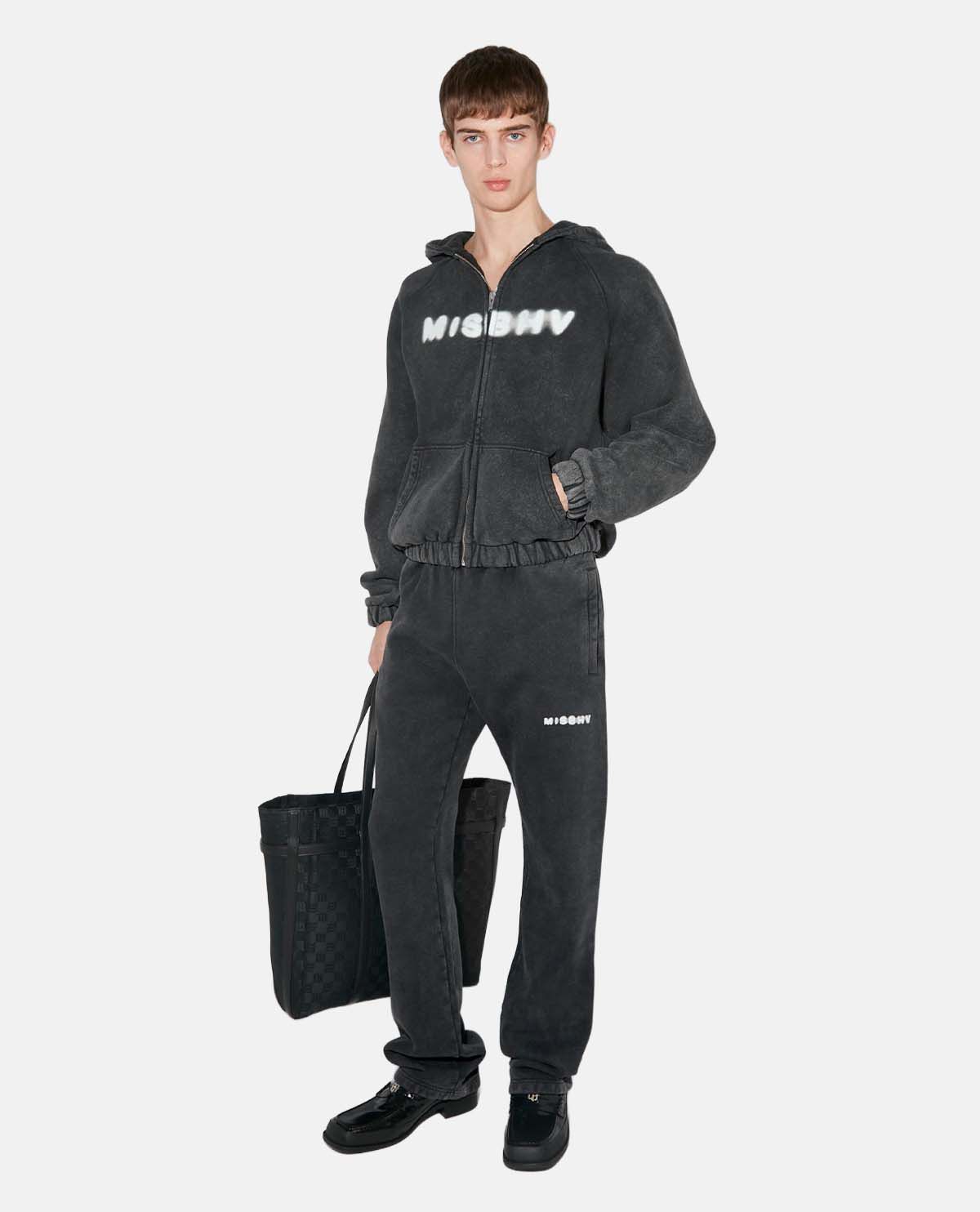Áo hoodie phối khóa kéo Community