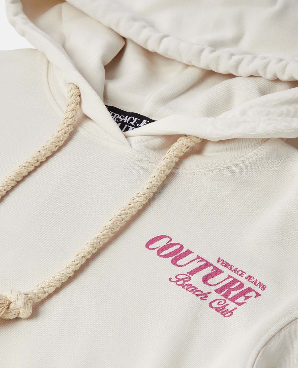 Áo hoodie cotton-jersey phối logo