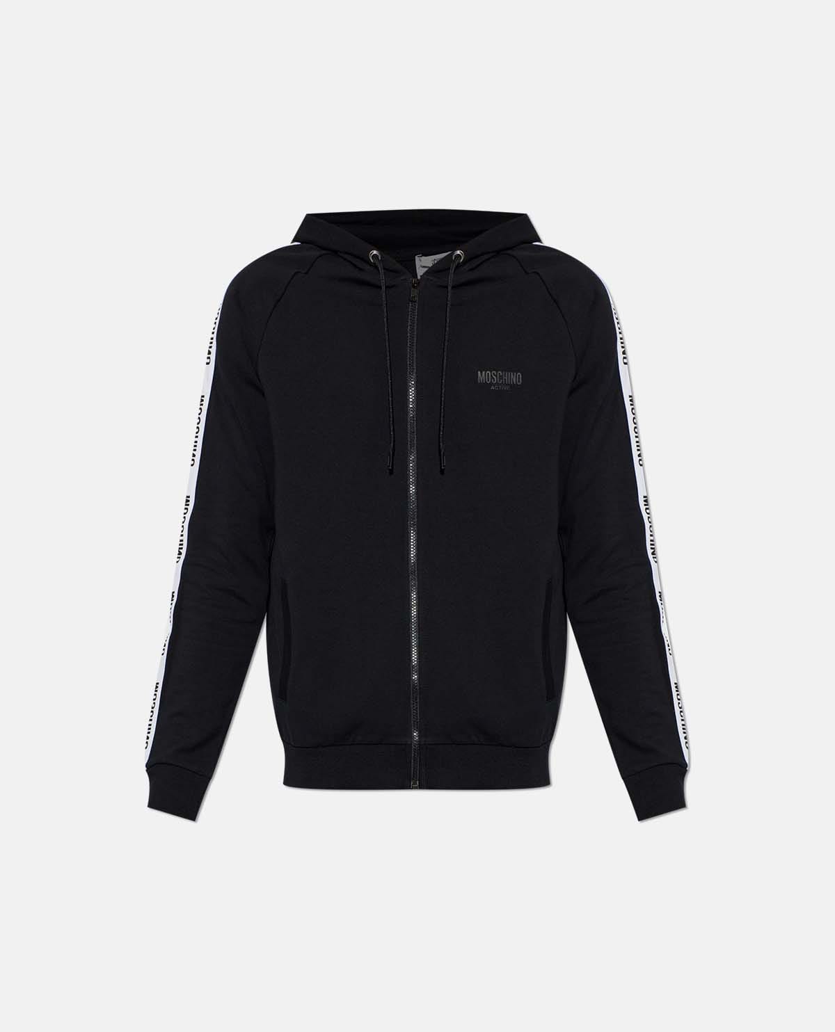 Áo hoodie phối logo
