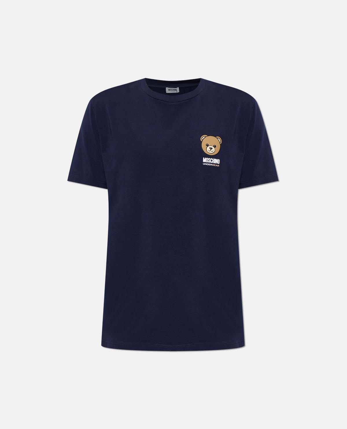 Áo thun tay ngắn Teddy Bear phối logo
