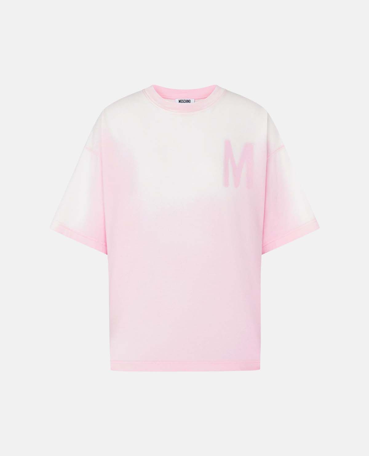 Áo thun cotton jersey hữu cơ phối logo chữ M