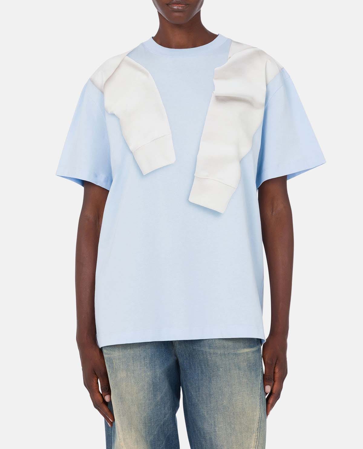 Áo thun cotton jersey tay ngắn in họa tiết