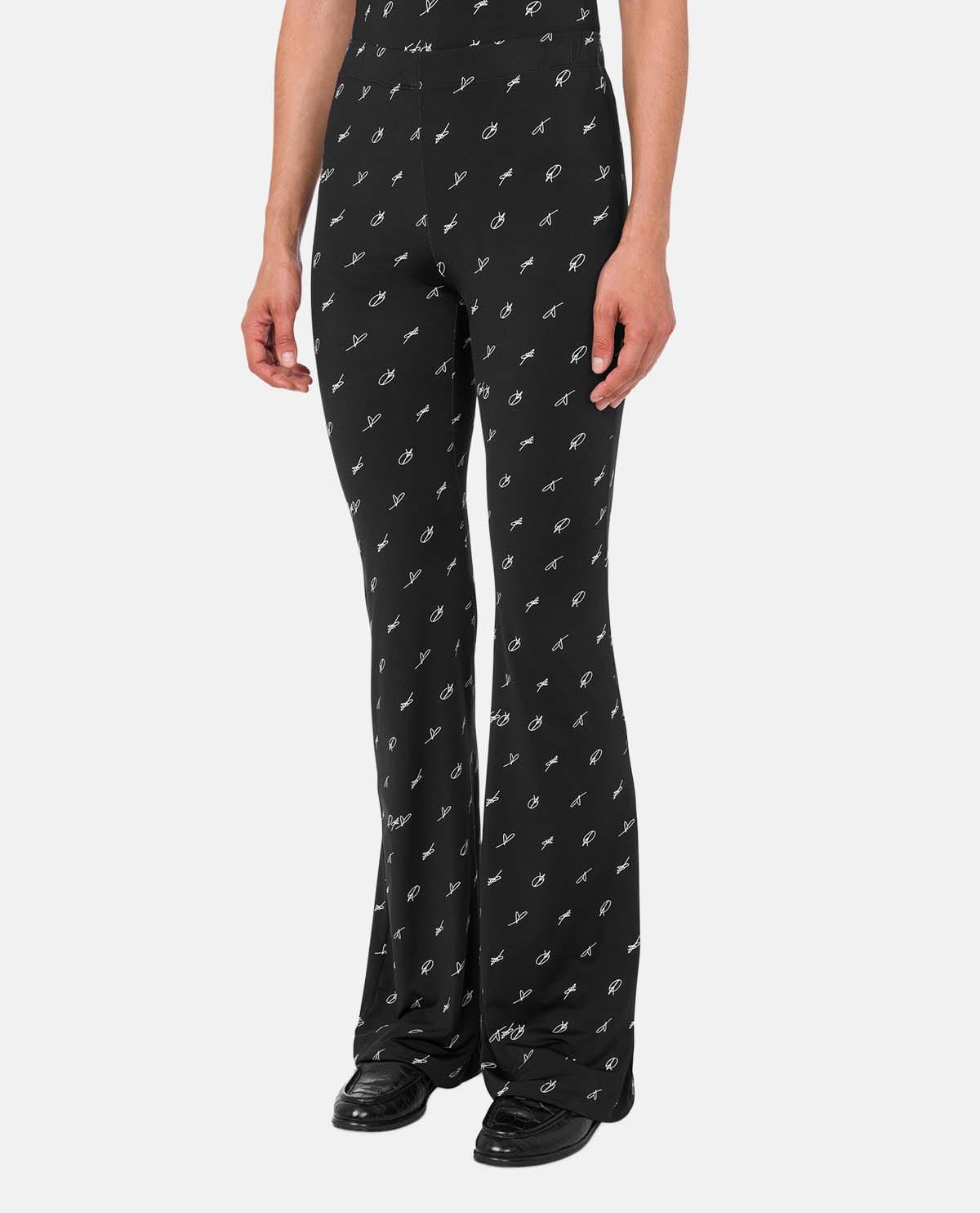 Quần legging họa tiết Peace & Love