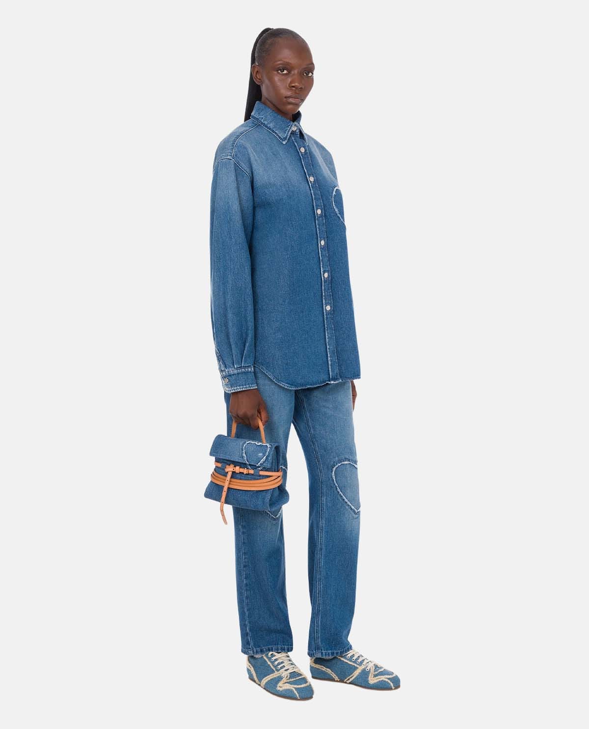 Túi xách tay Moschino Tie Me cỡ nhỏ
