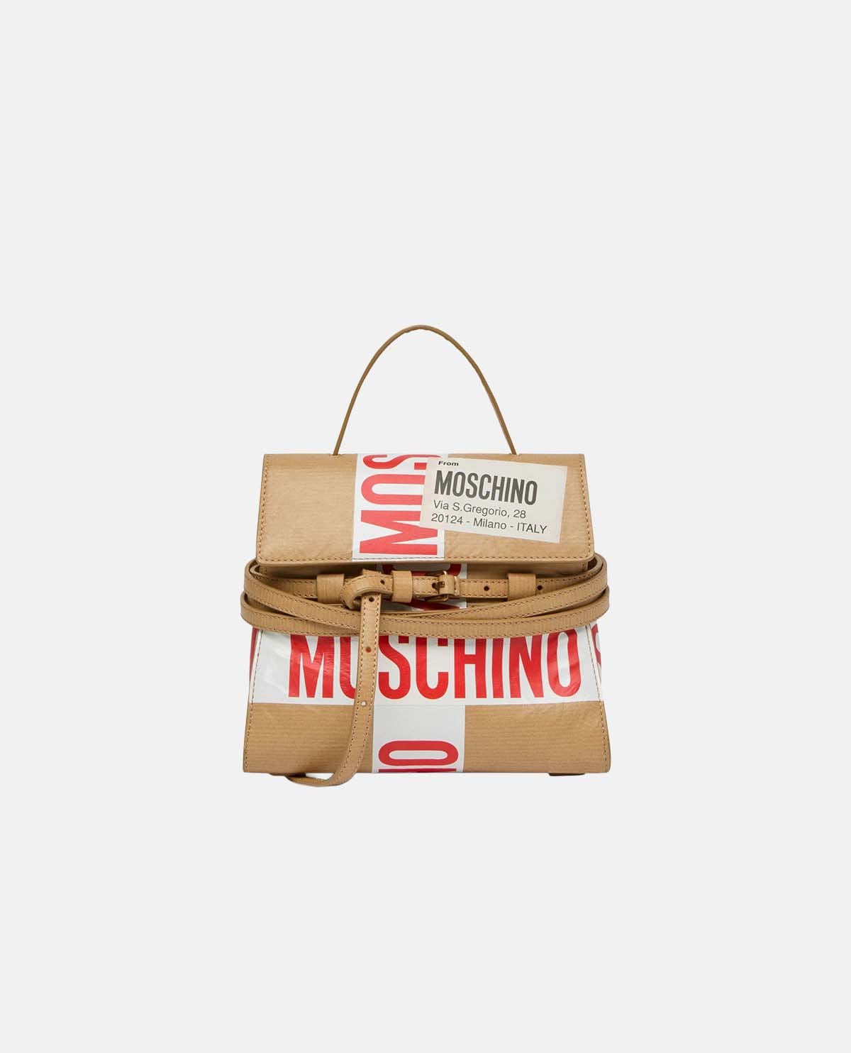 Túi xách tay Moschino Tie Me cỡ nhỏ