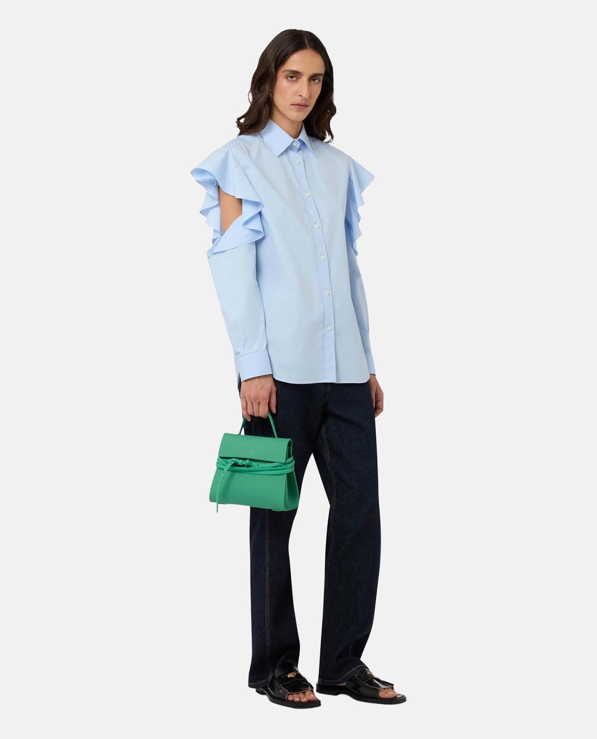 Túi xách tay Moschino Tie Me cỡ nhỏ