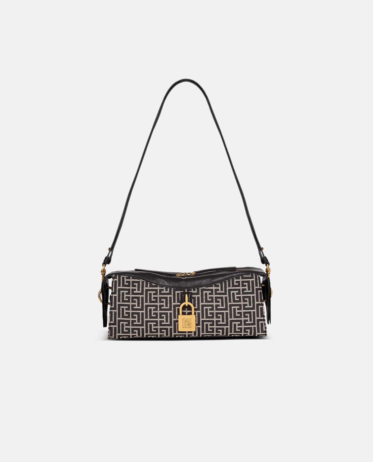Túi đeo vai Pulse họa tiết monogram jacquard