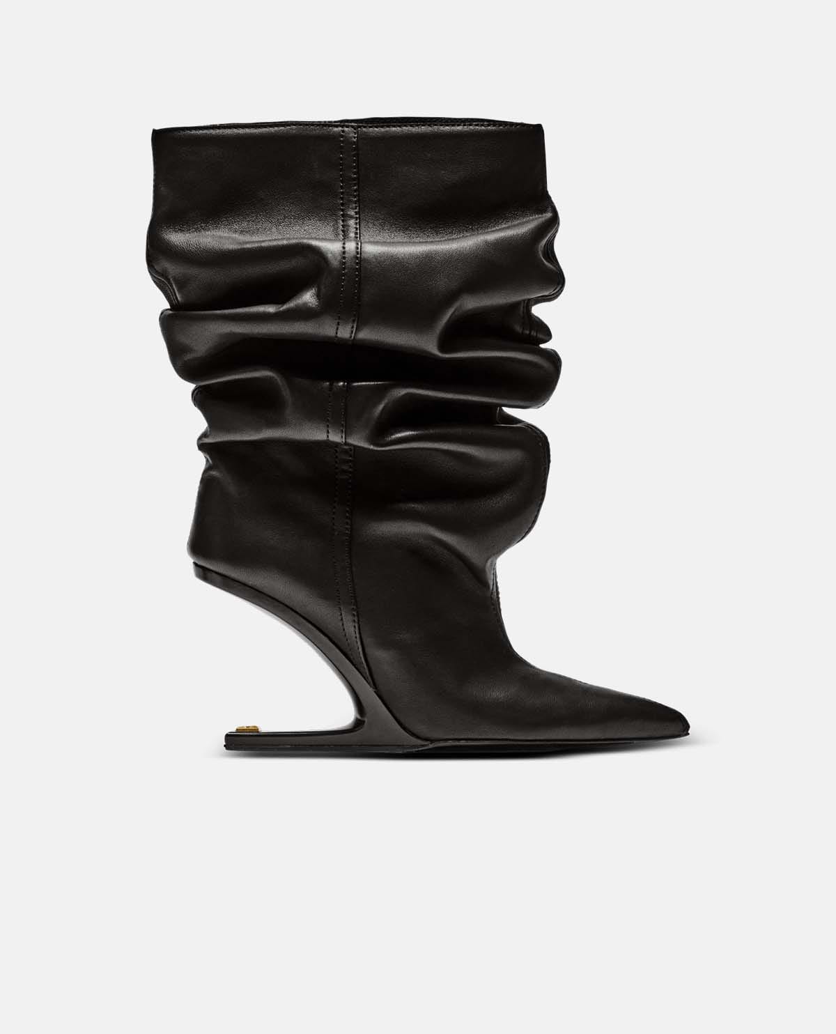 Boots cao gót da No Wedge