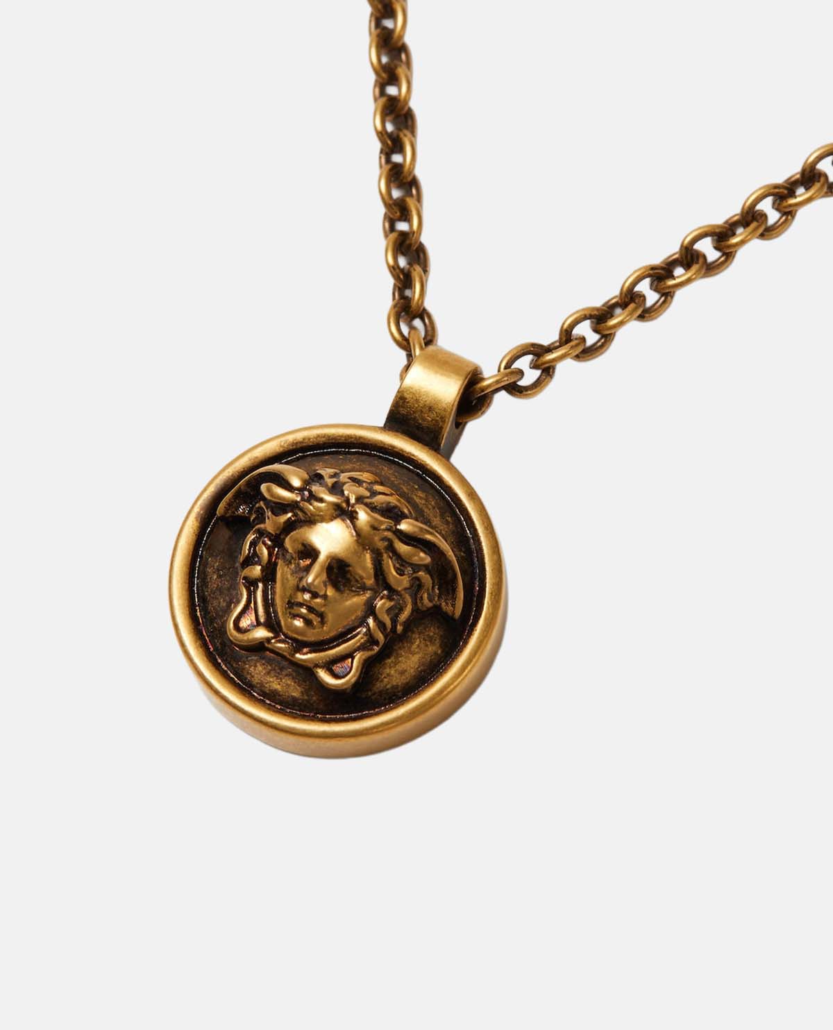 Vòng cổ bản mảnh phối mặt Medusa
