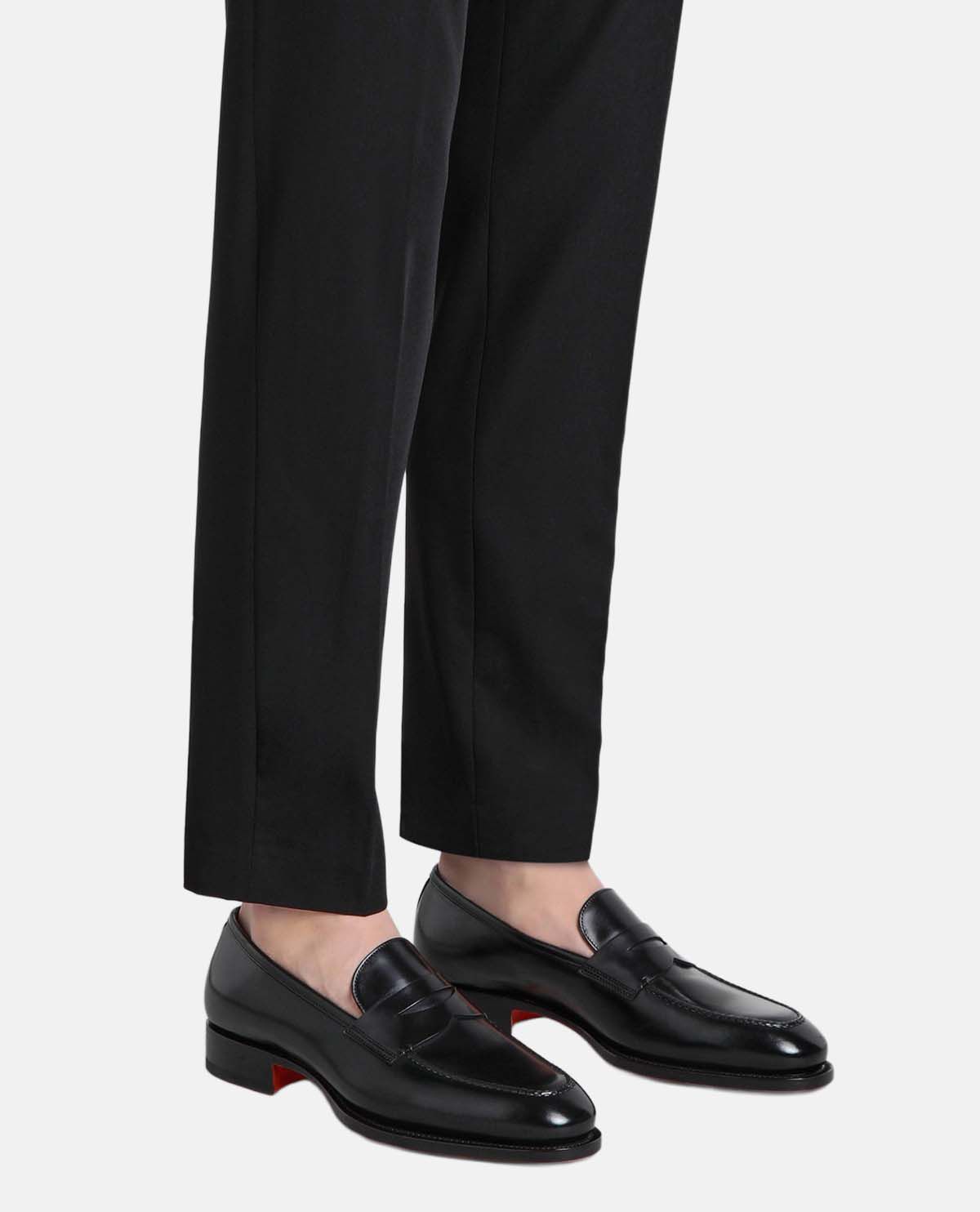 Giày penny loafer da