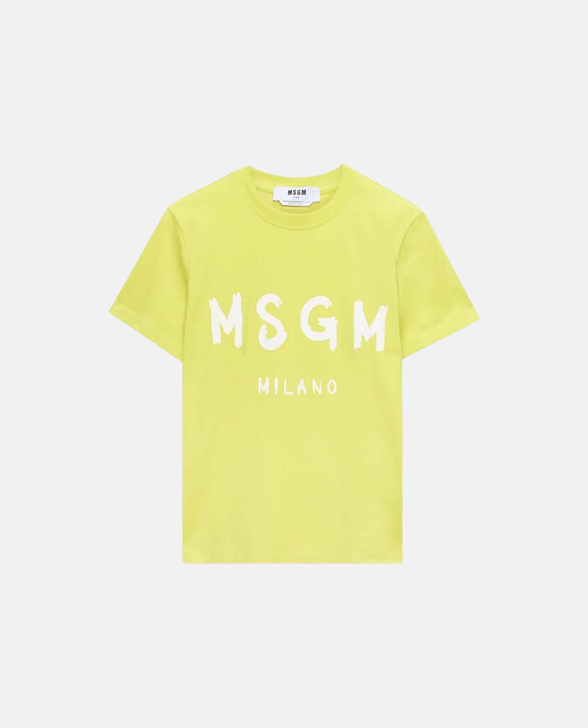 Áo thun jersey tay ngắn phối logo