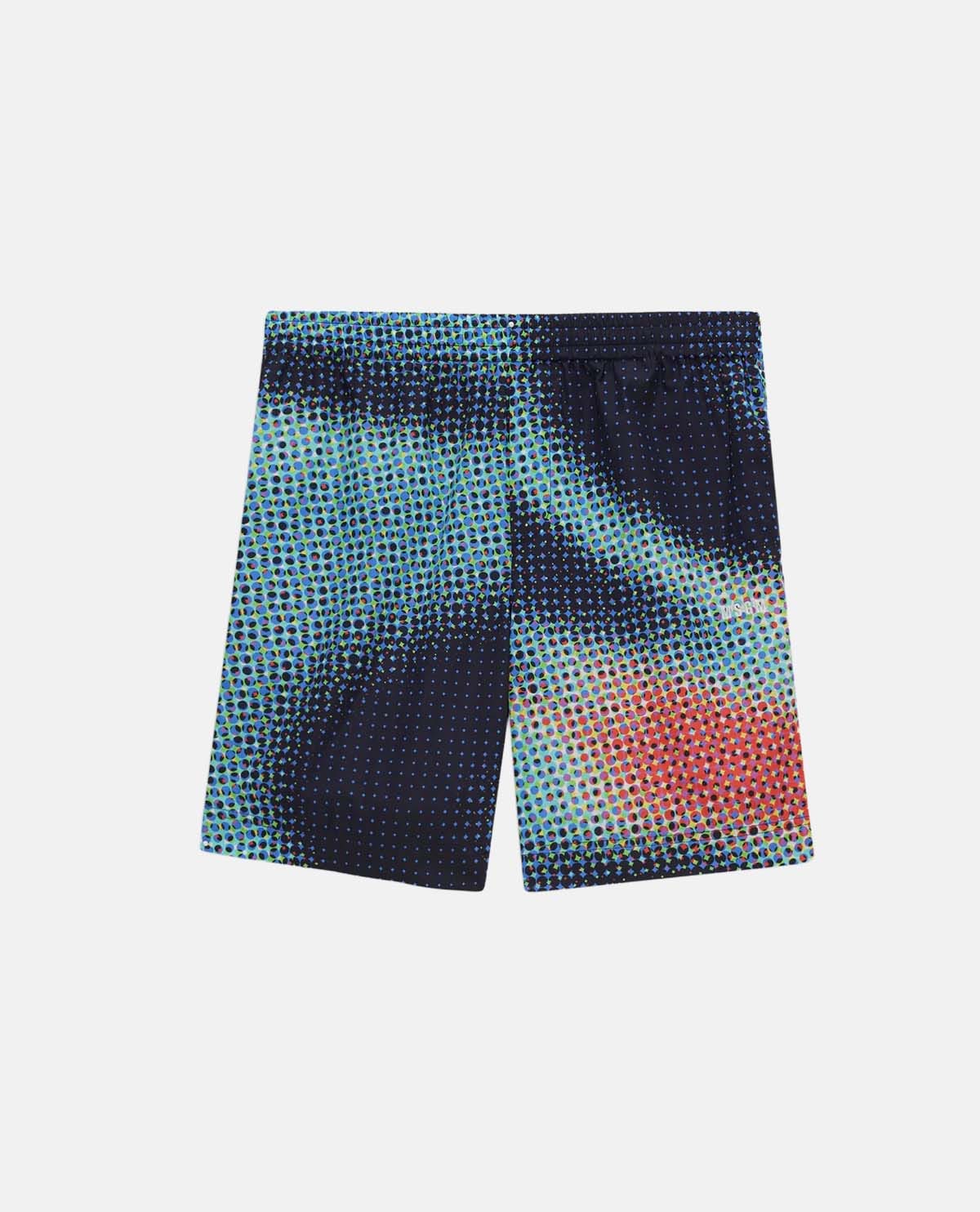 Quần short bermuda họa tiết pixel