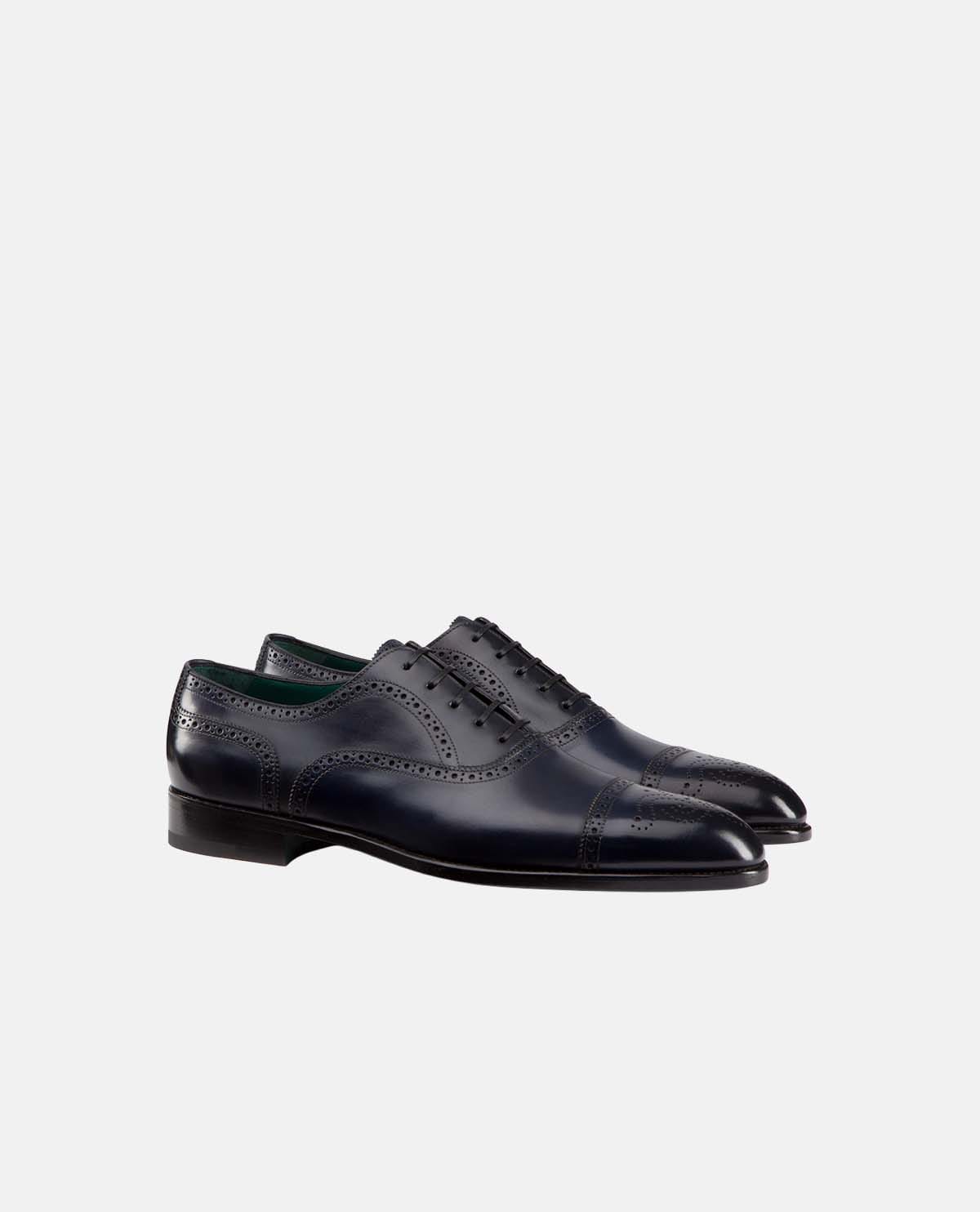 Giày oxford da bê