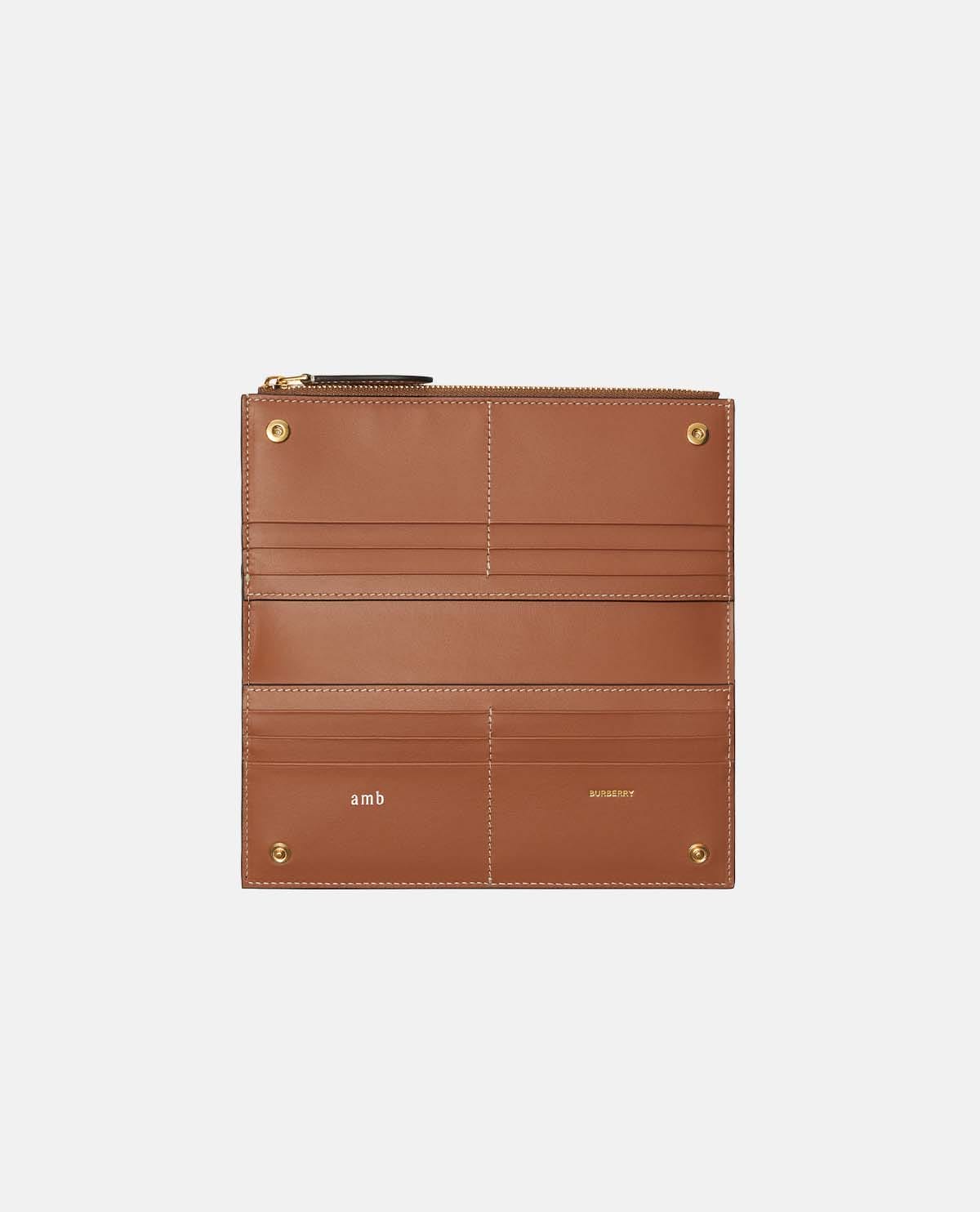 Ví gập cỡ lớn họa tiết Burberry Check