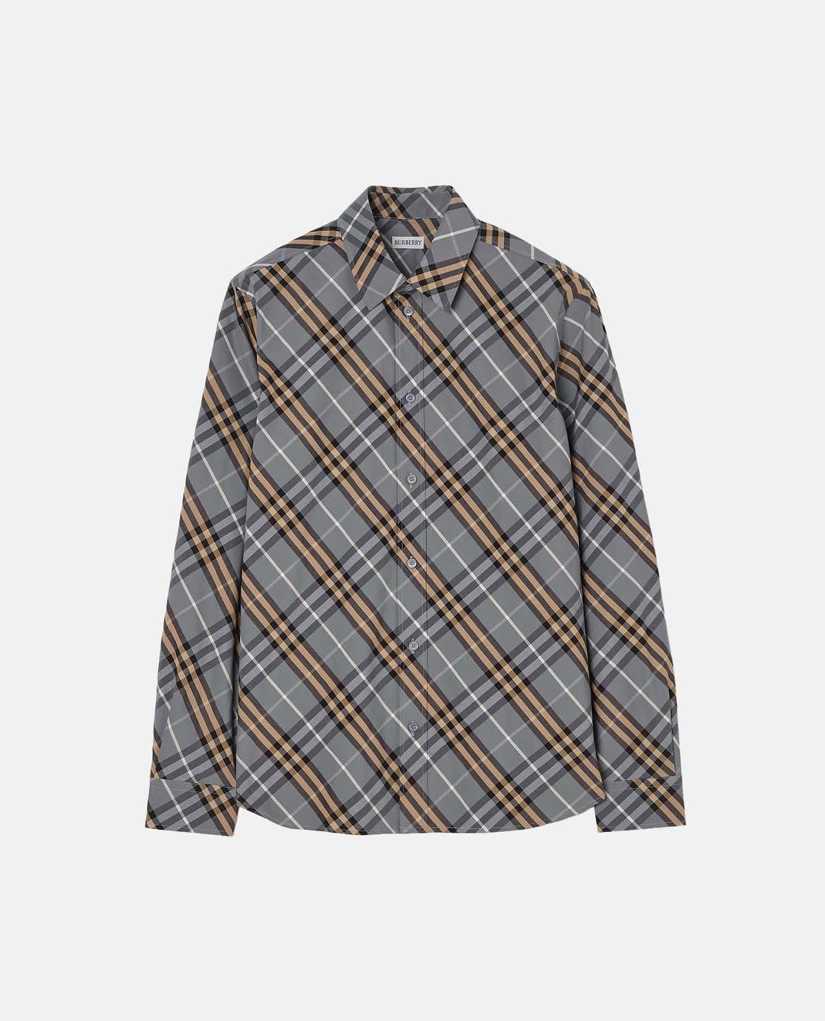 Áo sơ mi tay dài họa tiết Burberry Check