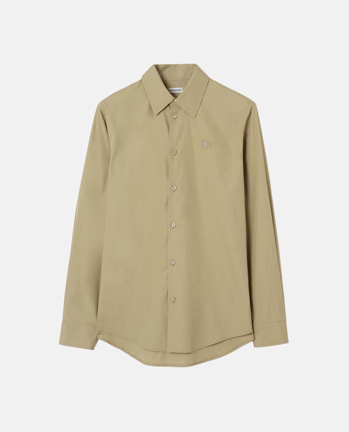 Áo sơ mi tay dài phối họa tiết Burberry Check