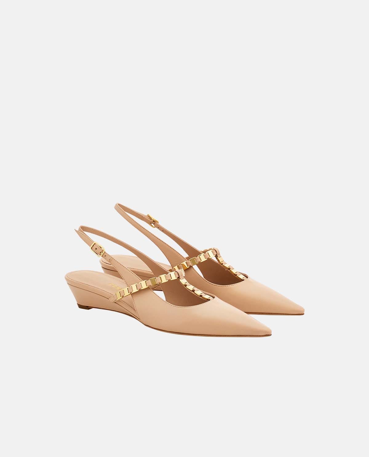 Giày slingback phối quai Vara-T