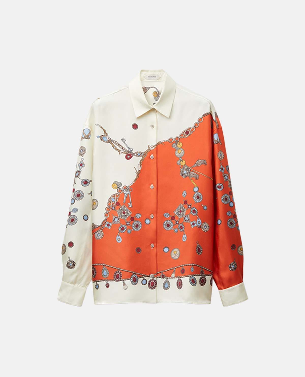 Áo sơ mi tay dài họa tiết Stolen Jewels