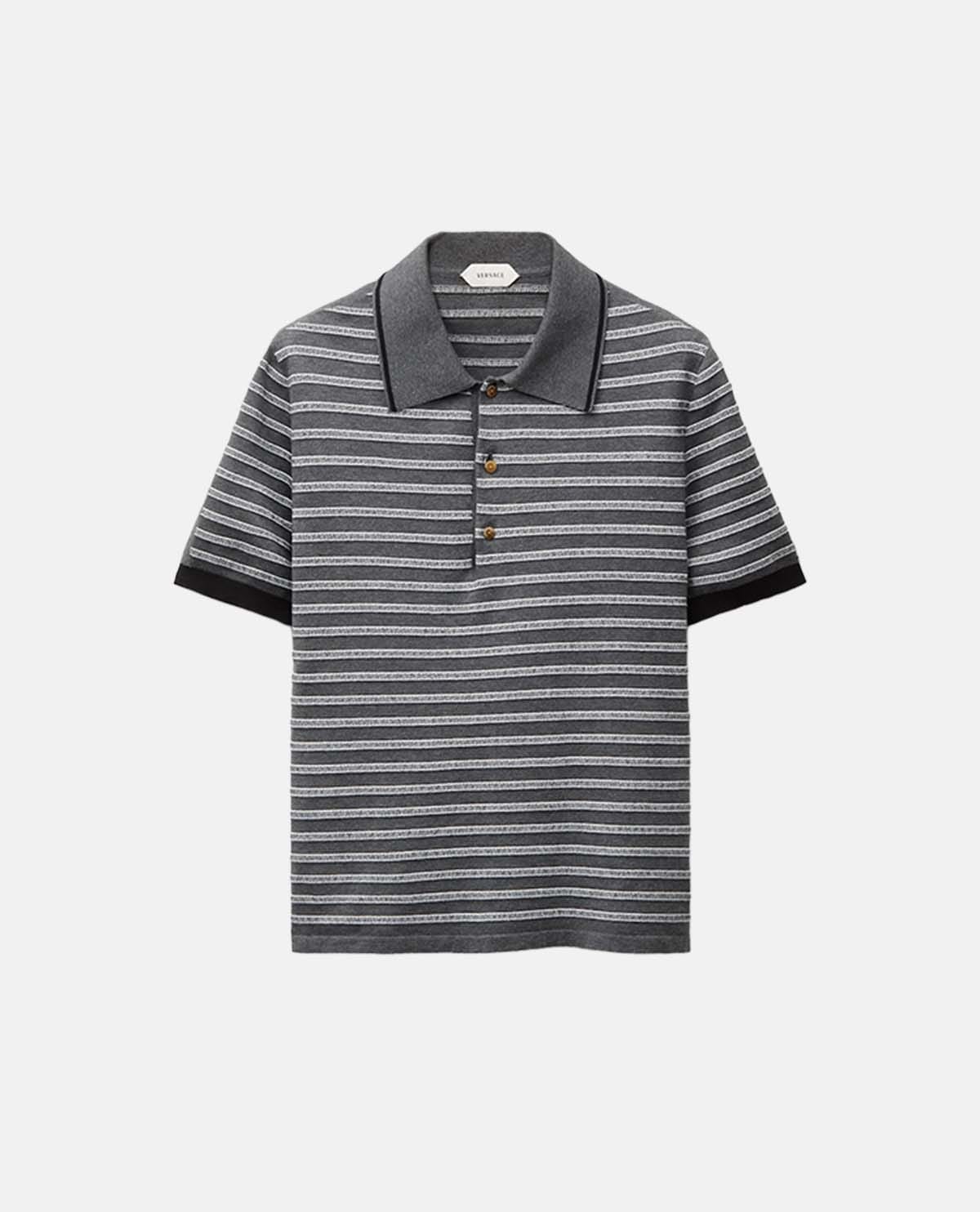 Áo polo cotton tay ngắn dệt kim