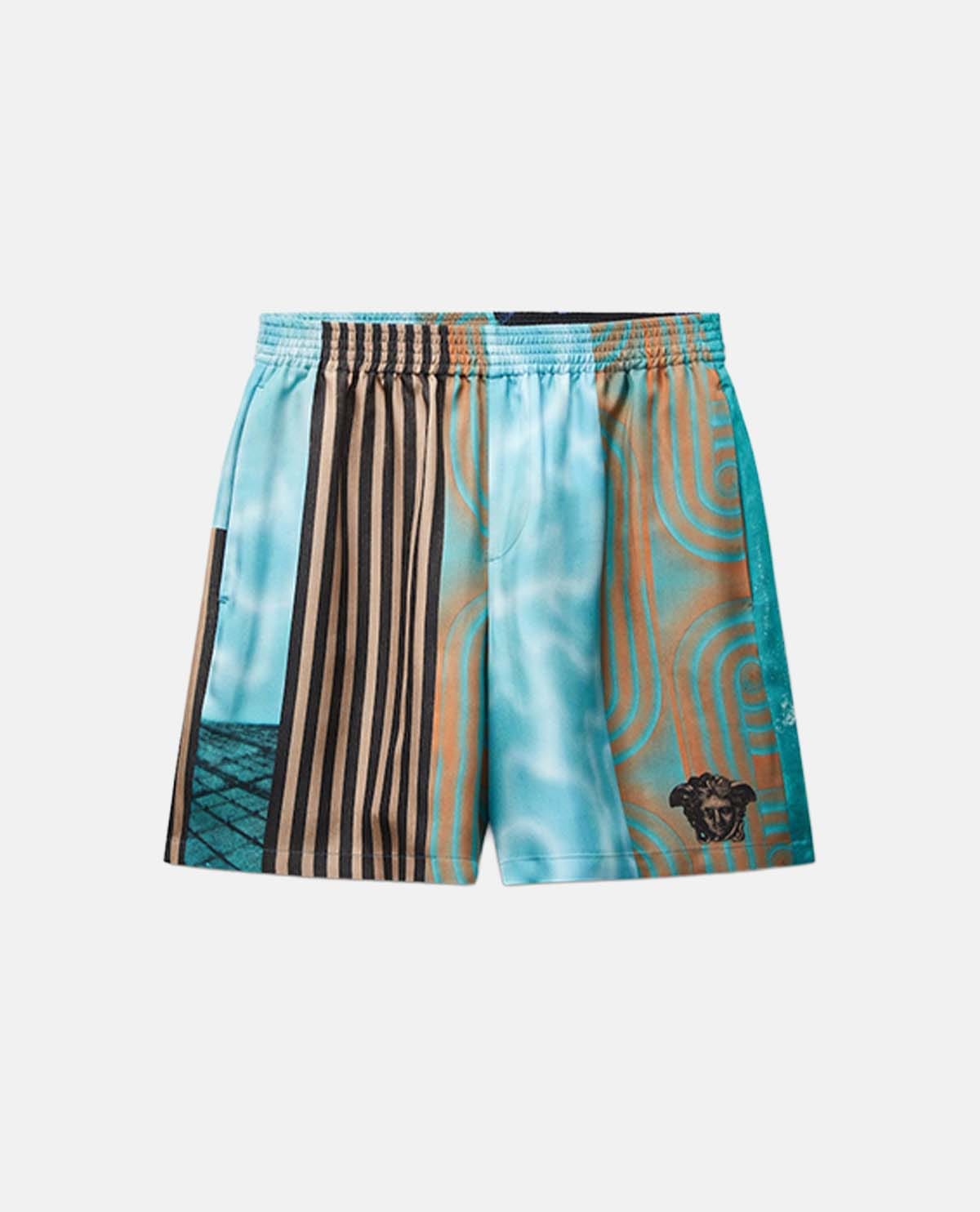 Quần short lụa họa tiết Floating By