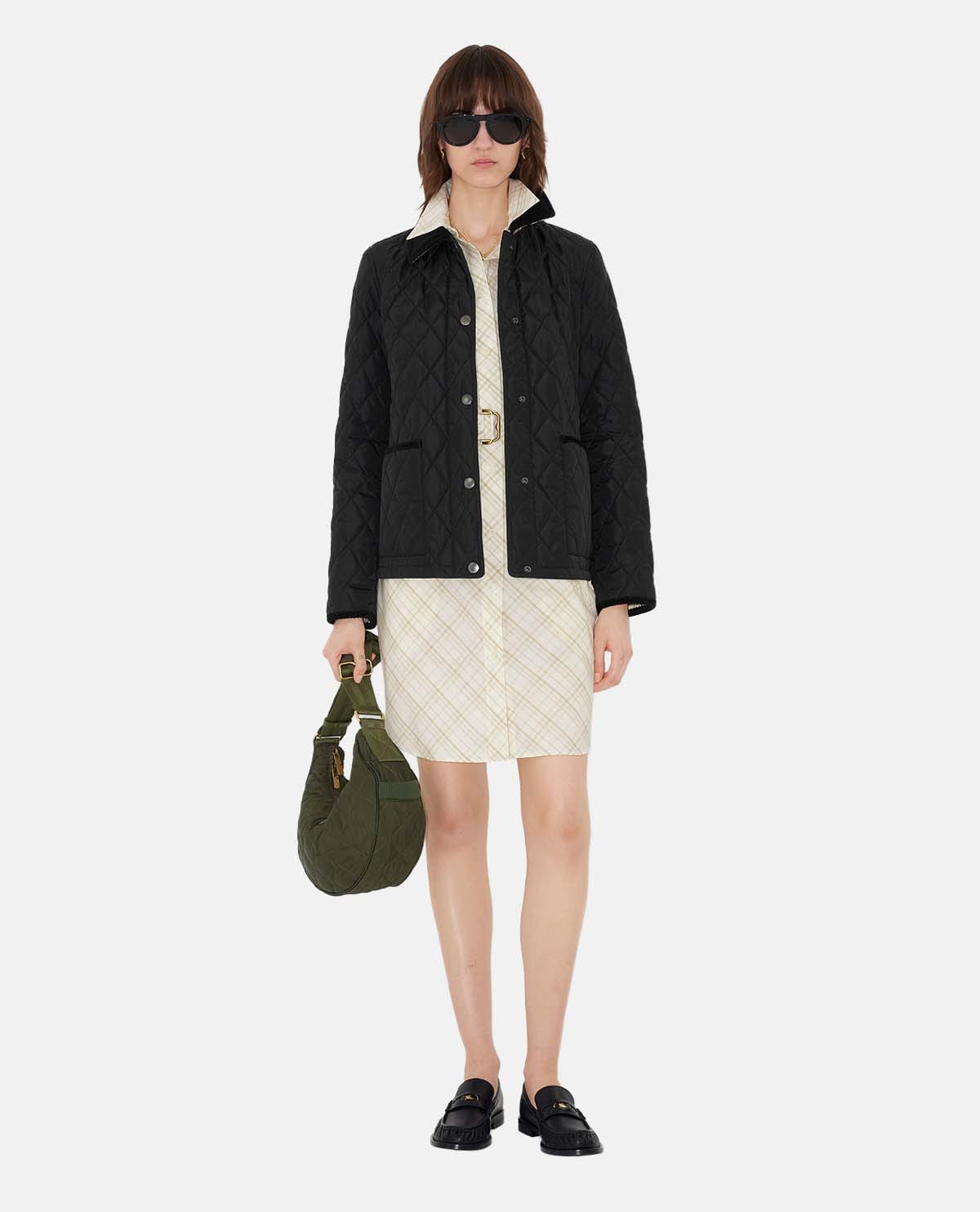 Áo khoác nylon chần bông