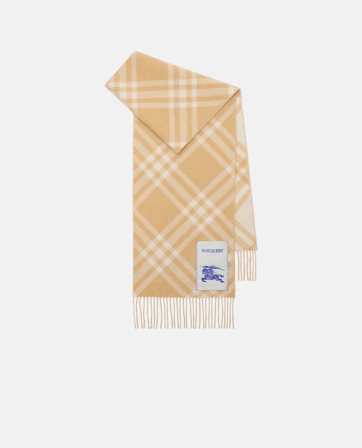 Khăn cashmere họa tiết Burberry Check 168 x 30 cm