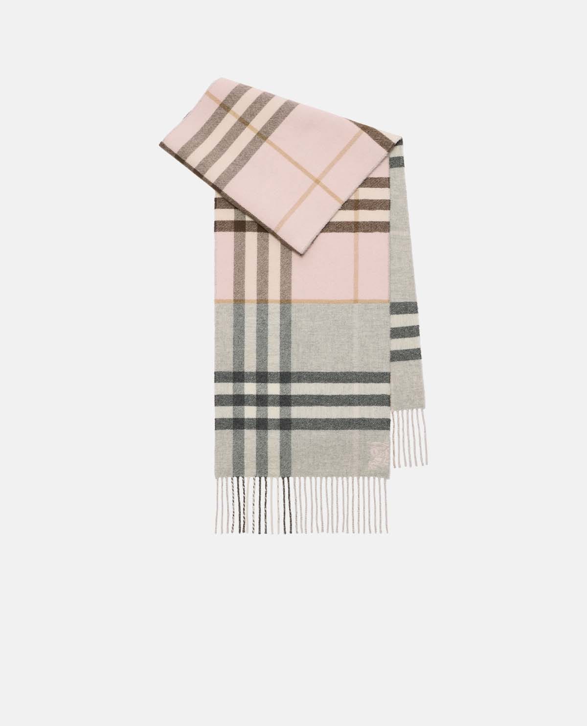 Khăn cashmere họa tiết Burberry Check 168 x 30 cm