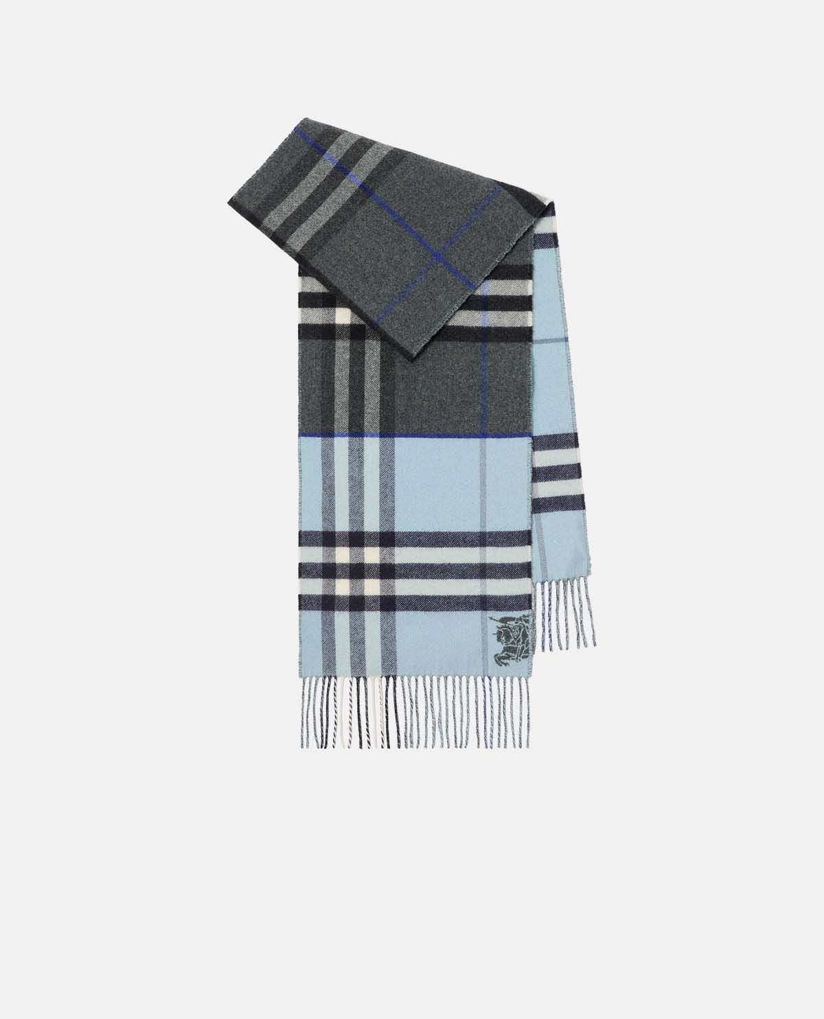 Khăn cashmere họa tiết Burberry Check 168 x 30 cm