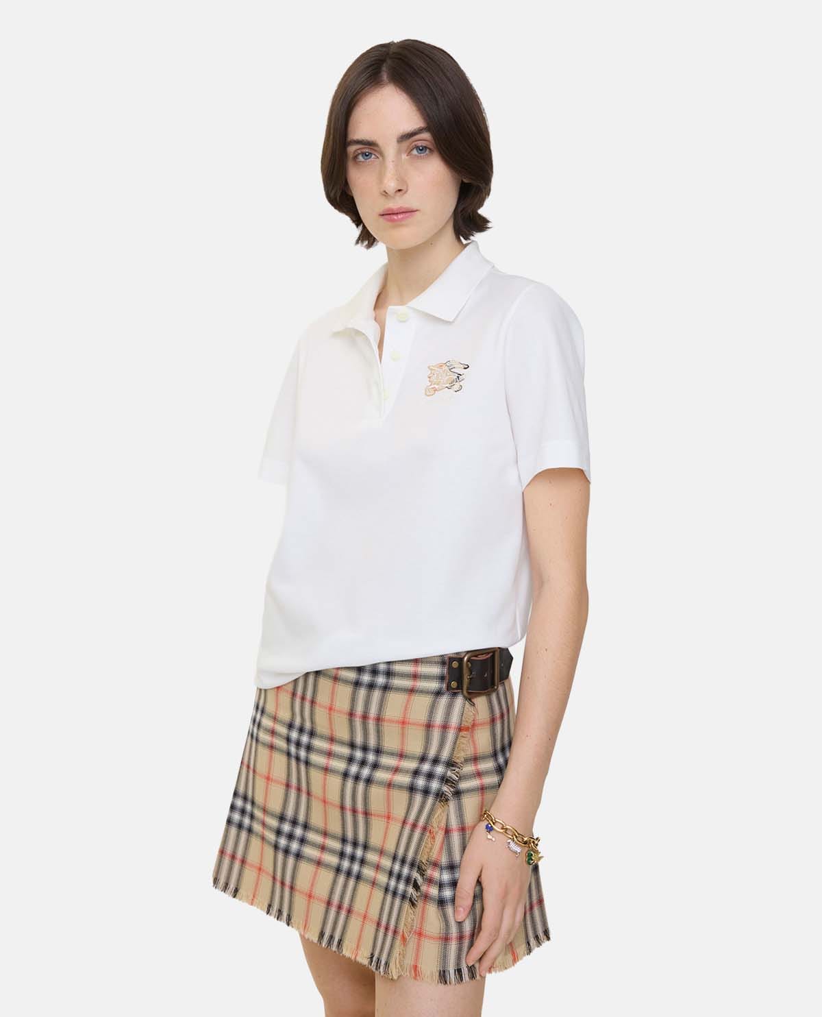 Áo polo cotton tay ngắn Knight Check