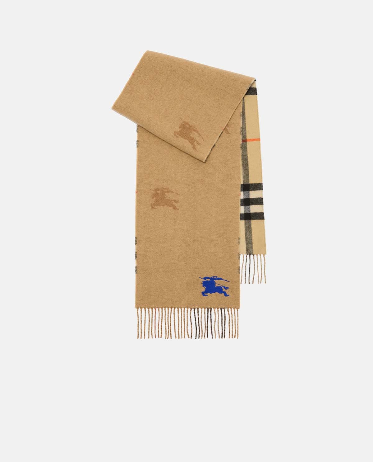 Khăn cashmere họa tiết Burberry Check 168 x 30 cm