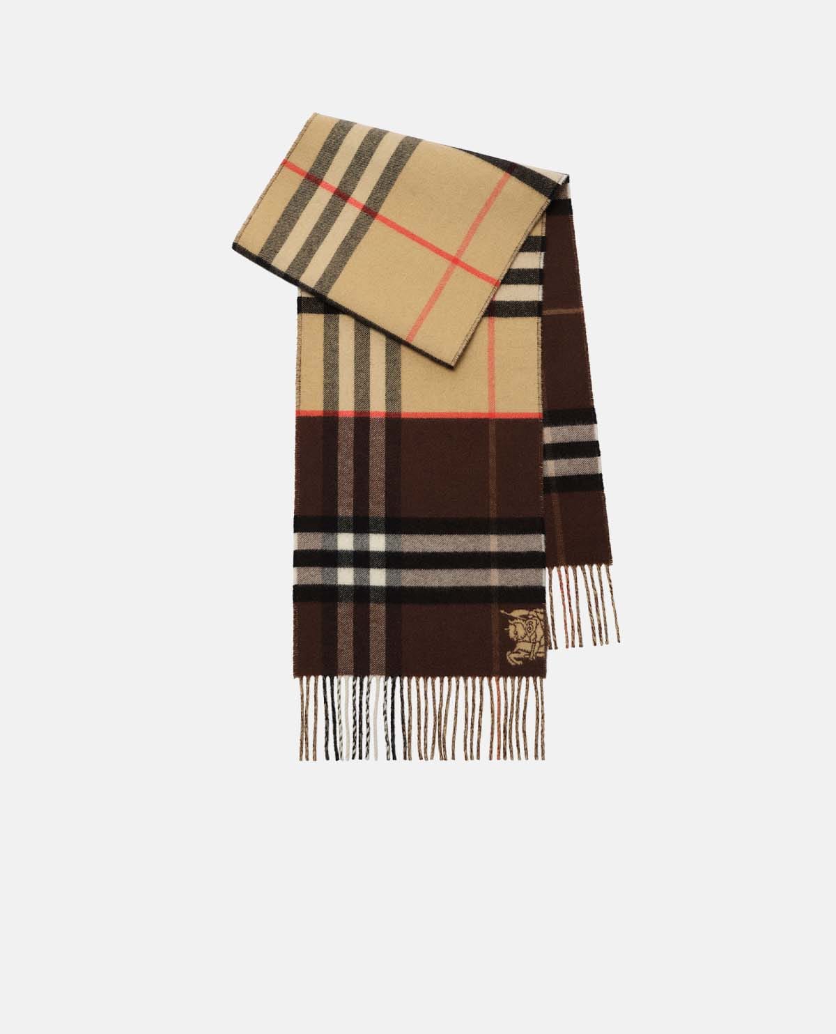 Khăn choàng cashmere họa tiết Burberry Check 168 x 30 cm