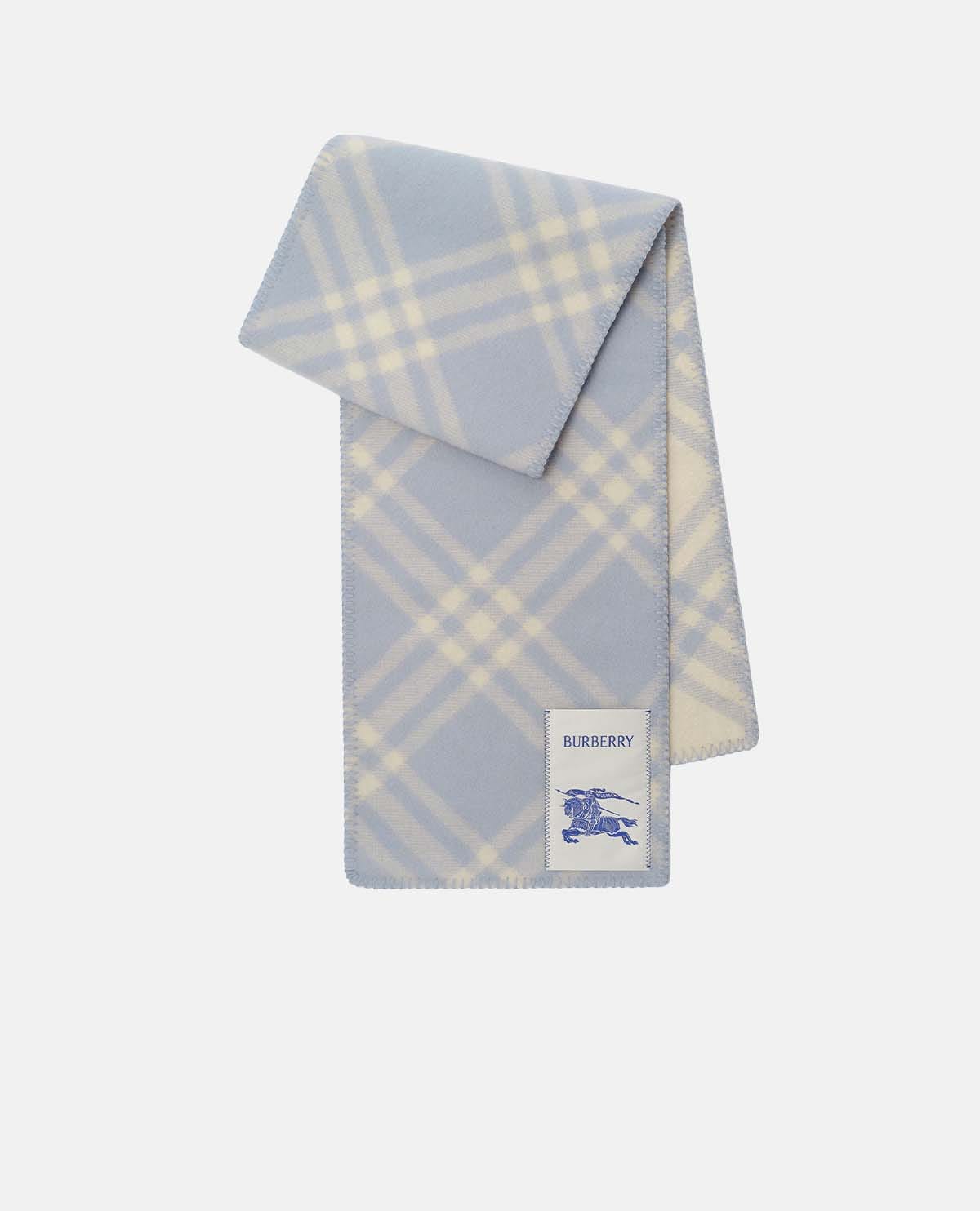 Khăn len họa tiết Burberry Check 182 x 30 cm