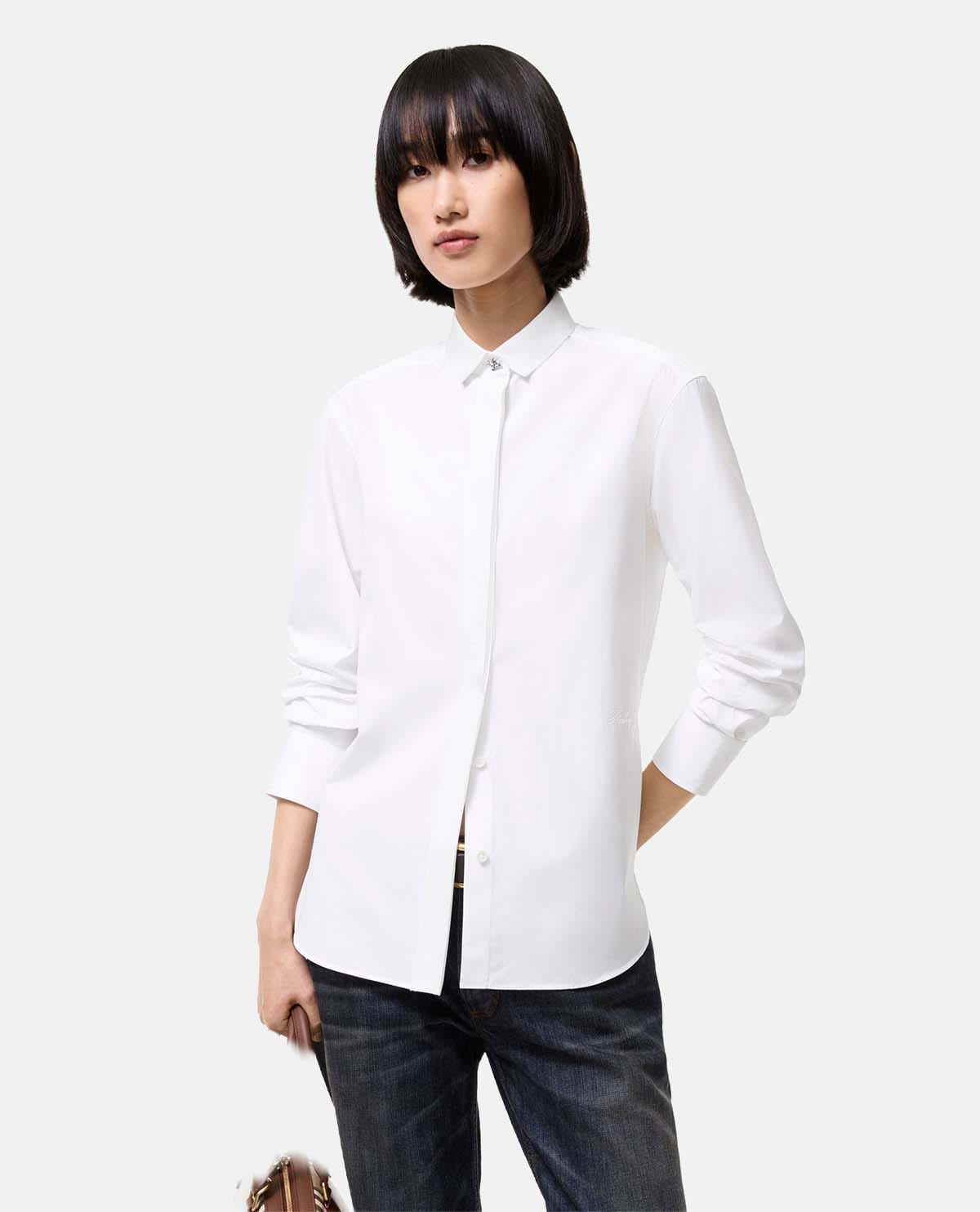 Áo sơ mi cotton tay dài